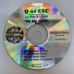 裸11 HIPHOP,R&B Q OF ESC - WE BIG MANE INST,シングル!! CD 中古品