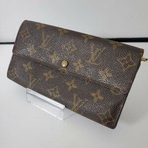 A16 Louis Vuitton ルイヴィトン モノグラム ポルトフォイユサラ 財布 1円スタート