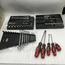 ●Snap-On　Eurotools　スナップオンツールセット　ドライバー　1/4　3/8ソケットセット　メガネレンチ　中古(u1225_5)_画像1