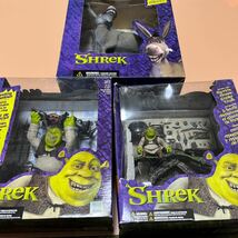 McFARLANE TOYS SHREK シュレック ドンキー　スワンプハウス　9インチ　フィギュア 音声付き　箱付き　希少品　3つセット　アメコミ_画像1