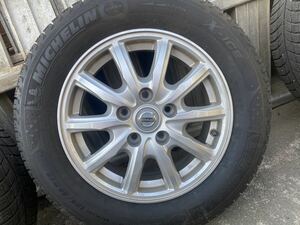 宮城県出品 196/65R15 2015年 5穴 アルミホイール MICHELINタイヤ 4本セット