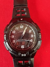 CASIO/カシオ 5208 AQ-S800W メンズ アナデジ タフソーラー 腕時計 やや傷汚れ有 稼働品 現状お渡し_画像2
