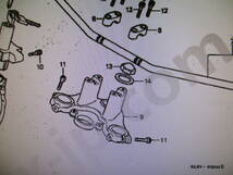 HONDA 純正 新品 GB250 CLUBMAN MC10 ステアリング ステムナット 90304-415-000_画像5