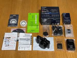 ★美品・送料込★パナソニック (Panasonic) ルミックス LUMIX DMC-LX7 -K ライカ F1.4〜2.3 光学3.8倍レンズ搭載