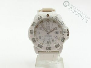 ◆S9415 Luminox ルミノックス ネイビーシルーズ オールホワイト メンズ 腕時計 美品