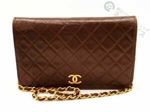 ◆A6926 CHANEL シャネル マトラッセ プッシュロック チェーン ショルダー バッグ