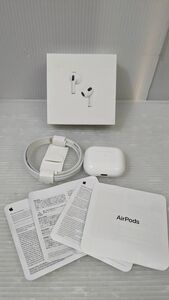 HH765-231226-108【ジャンク】Apple エアポッズ 第3世代 MME73J/A アップル AirPods 第三世代 ワイヤレスイヤホン 動作OK 探すアプリ未解除