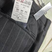 PERSON'S スーツ AB6 ブラック ストライプ セットアップ メンズ_画像10