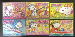 未使用 コレクション品 バス共通カード スヌーピー エコアクション シリーズ Vol.1~6 1000円カード SNOOPY