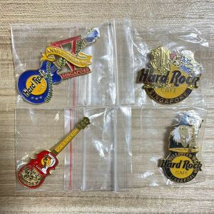 ハードロックカフェ Hard Rock Cafe ピンバッジ SINGAPORE シンガポール Hard Rock Cafe /HRC 4点セット