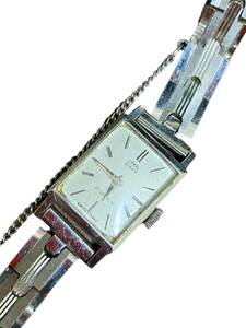 18172 腕時計 LOYAL ロイヤル QUEEN クイーン 21JEWELS 手巻き レディース platinm 刻印あり ホワイト アンティーク ジャンク