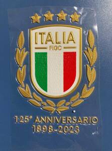 ～小物～ イタリア代表 ITALY 125周年 ワッペン 1枚
