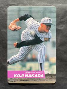 カルビープロ野球カード 92年 No.T17 仲田幸司 阪神 1992年 関西限定 (検索用) レアブロック ショートブロック ホログラム 地方版 金枠