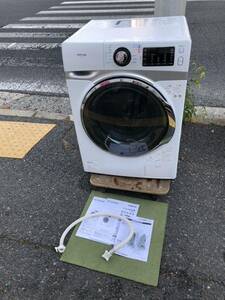 AK◆完動品☆IRIS OHYAMA アイリスオーヤマ ドラム式洗濯機 HD71-W/S 洗濯7.5ｋ 2019年製◆