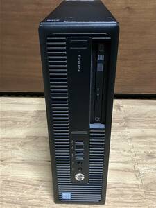 ☆EM051【中古現状品】 デスクトップパソコン 本体のみ HP EliteDesk 800 G2 SFF (Core i5-6500 3.20GHz/4GB/HDD500GB/DVD)