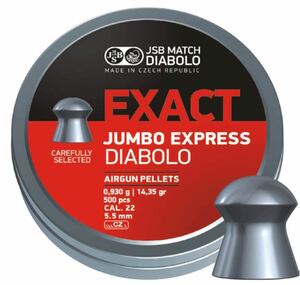 JSB jumbo Express 5.5mm 14.35gr(0.930g) воздух ружье pe let 500 departure ввод воздух ружье .