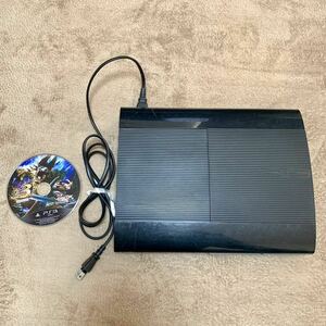 （n52）【動作未確認】SONY PlayStation3 ソニー プレイステーション3 プレステ3 黒 ブラック ゲーム機 ソフト+電源ケーブル付属 CECH4000C