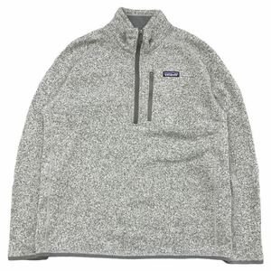 Patagonia ハーフジップ ベターセーター L グレー プルオーバー フリース ジャケット パタゴニア Better Sweater 2018年製 25522