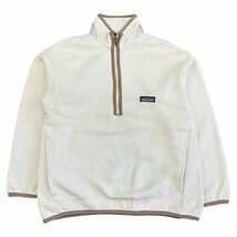 Patagonia SYNCHILLA フリース ジャケット KIDS M プルオーバー ハーフジップ アウトドア シンチラ パタゴニア 2009年製 65522_画像1