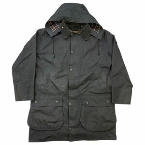 Barbour オイルド ジャケット C40 ブラック フーディー ライナー ハンティング コート フルセット オイル バブアー 