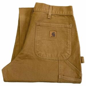 Carhartt ペインターパンツ W32 L32 ブラウン ダック地 ワーク パンツ 90s カーハート