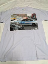 希少！00s RECON NYPD TEE 水色M benny barb リーコン STASH FUTURA スタッシュ フューチュラ MEDICOM TOY_画像1