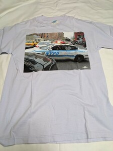 希少！00s RECON NYPD TEE 水色M benny barb リーコン STASH FUTURA スタッシュ フューチュラ MEDICOM TOY