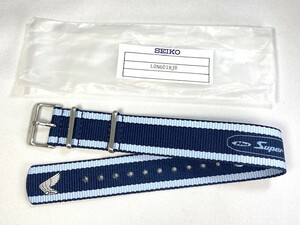 L0N601HJ0 SEIKO 5 sport 22mm nylon band blue SRPK37K1/SRPK37J8/SBSA237/4R36-15A0 for cat pohs free shipping 