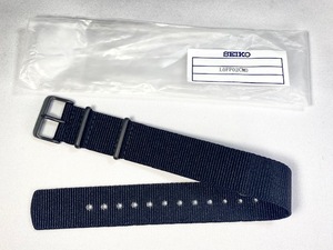 L0FP02CM0 SEIKO 5スポーツ 22mm ナイロンバンド ブラック SBSA025/SBSA101/4R36-07G0他用 ネコポス送料無料