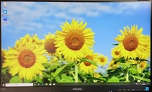 T2753 PHILIPS 243V7Q 243V7QDAB/11 23.8インチ ワイド液晶ディスプレイ フルHD/IPS/HDMI 2018年製_画像2