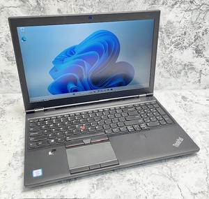 T2931 Lenovo ThinkPad P50 Xeon E3-1505M V5 2.80GHz メモリー40GB SSD256GB Windows11 ノートPC