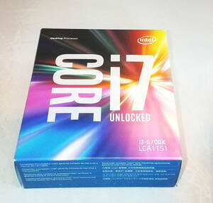 CPU Core i7-6700K LGA1151 BIOS起動確認済み