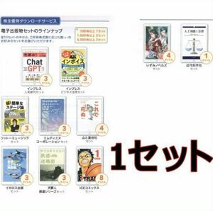 最新 インプレス 株主優待 1セット★2403電子書籍ダウンロードできるシリーズいずみノベルズ山と渓谷社近代科学社リットーミュージック