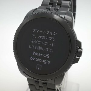 0787@ [Fossil] スマートウォッチ FTW4056 GEN 5E SMARTWATCH 加速度計 音楽プレーヤー 5気圧防水メンズ ブラック 【1124】