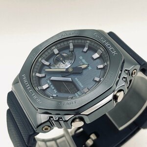 1046◎CASIO/カシオ 腕時計 G-SHOCK GM-2100N-2AJF 20気圧防水 タイマー ワールドタイム アラーム 針退避機能 メンズ ブルー【1124】