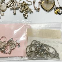 1円〜シルバー925アクセサリー まとめ　ネックレス ブレスレット ピアス リング ペンダントヘッド　　２２５グラム_画像7