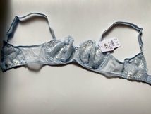 C70☆Simone Perele　シモーヌ ペレール　フランス高級下着　ブラ　水色_画像3