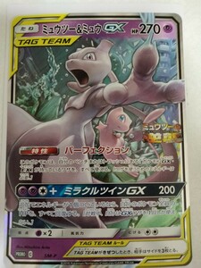 ポケモンカード ミュウツー&ミュウGX HP270 プロモ PROMO SM-P ジャンボカード ミュウツーの逆襲EVOLUTION 