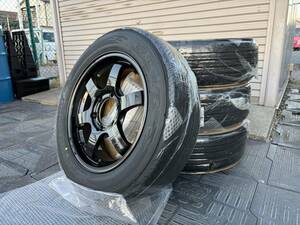 新品未使用ホイール RAYS VOLK RACING TE37SB 17-6.5J +37 6穴 139.7 新品未使用タイヤ BRIDGESTONE GL-R 215/60R17C 109/107R 4本