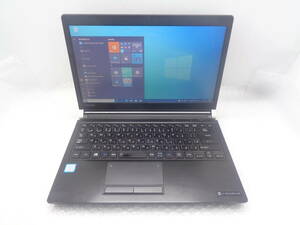 i5第7世代 TOSHIBA dynabook R73/H/i5-7200U 2.5Ghz/8GB/500GB/無線/BLUETOOTH/13.3インチ/Windows10 中古動作品(F521)