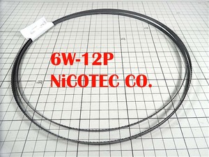 ★金属・木材/バンドソー替刃/6w-12p/1900mmまで周長自由/ NiCOTEC