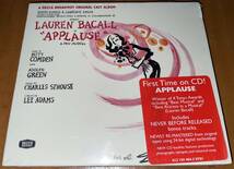 ★LAUREN BACALL APPLAUSE CD 未開封です★_画像1