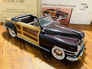 ★絶版★箱付！ダンバリーミント*1/24*1948 Chrysler Town & Country