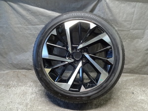 アウトランダー（5LA-GN0W）20Ｘ8J （+35）/ 中古/1本/タイヤ付き/255/45R20/バリ山/アルミホイール　