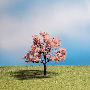 ★ジオラマ樹木★山桜セット 10本 入り Nゲージサイズ★ジオラマハウス製★の画像5