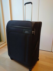 [1] サムソナイトソフトキャリーバッグ 大容量 オプティマム 4輪 110L Samsonite 黒 ブラック