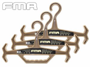 H8801D-3P　FMA ヘビーウェイト タクティカル ハンガー 3個セット DE