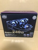 ジャンク品 CoolerMaster 240mm大型ラジエータ採用 一体型水冷CPUクーラー Nepton 240M RL-N24M-24PK-J1_画像1