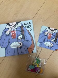 AAA MIX CD コースター キーホルダー 付き