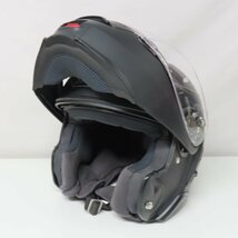 【美品】SHOEI ショウエイ NEOTEC2 ネオテック2 システムヘルメット Mサイズ マットブラック フルフェイス 人気 バイク 二輪 ツーリング_画像4